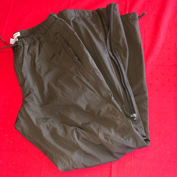 Banana Repub Snow Pants for boots Khaki Green Sz 6 FLEECE LINED - Picture 8 of 8